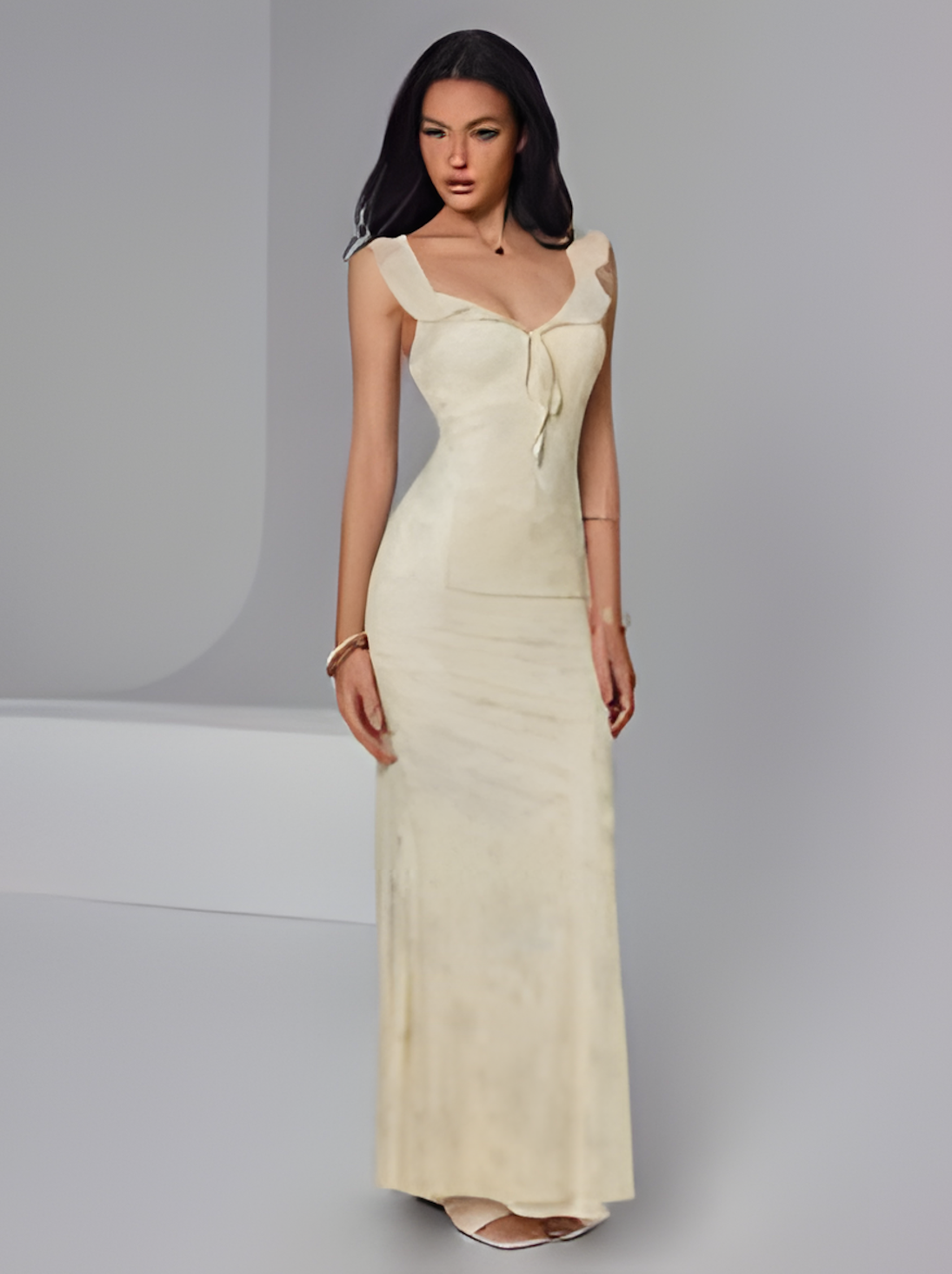 Summer Floral Printed Backless Slim Sling Dress – Sleeveless Low-Cut Beach Vacation Women’s Dress 2025