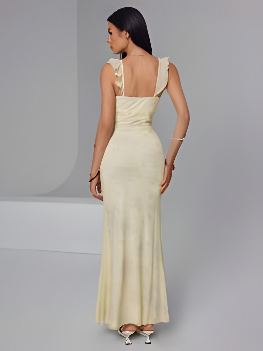 Summer Floral Printed Backless Slim Sling Dress – Sleeveless Low-Cut Beach Vacation Women’s Dress 2025