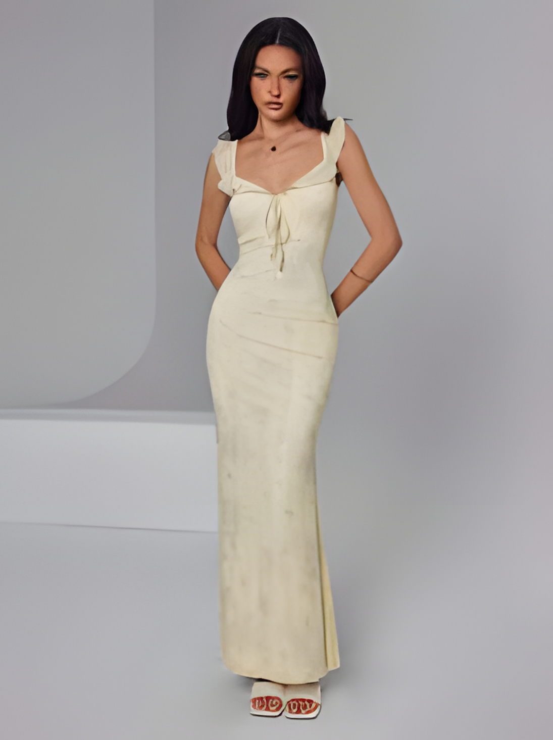 Summer Floral Printed Backless Slim Sling Dress – Sleeveless Low-Cut Beach Vacation Women’s Dress 2025